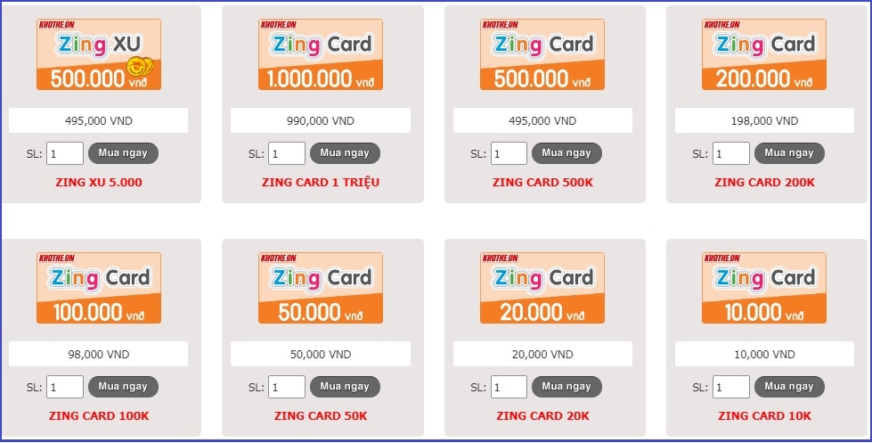 Thẻ Zing