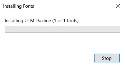font full win 10 4