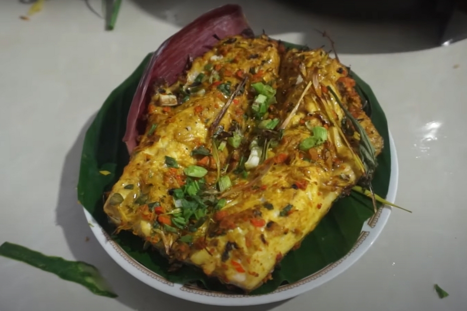 Cá chai nướng sả nghệ