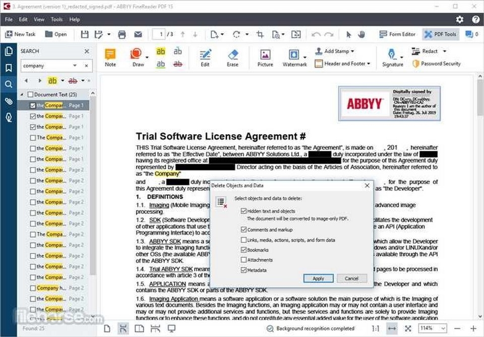 ABBYY FineReader và nhiều điểm nổi bật