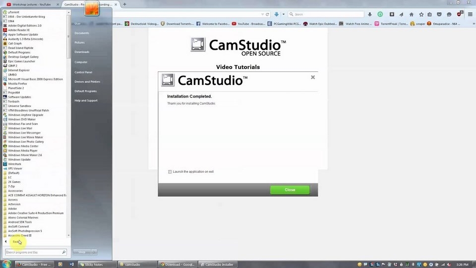 CamStudio - Phù hợp với nhiều đối tượng khác nhau