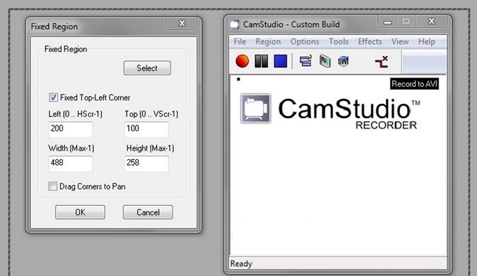 CamStudio là một công cụ ghi màn hình dễ dàng sử dụng
