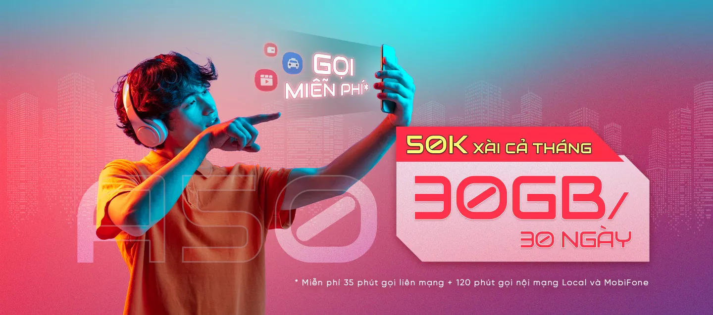 Gói A50 Mobifone 5
