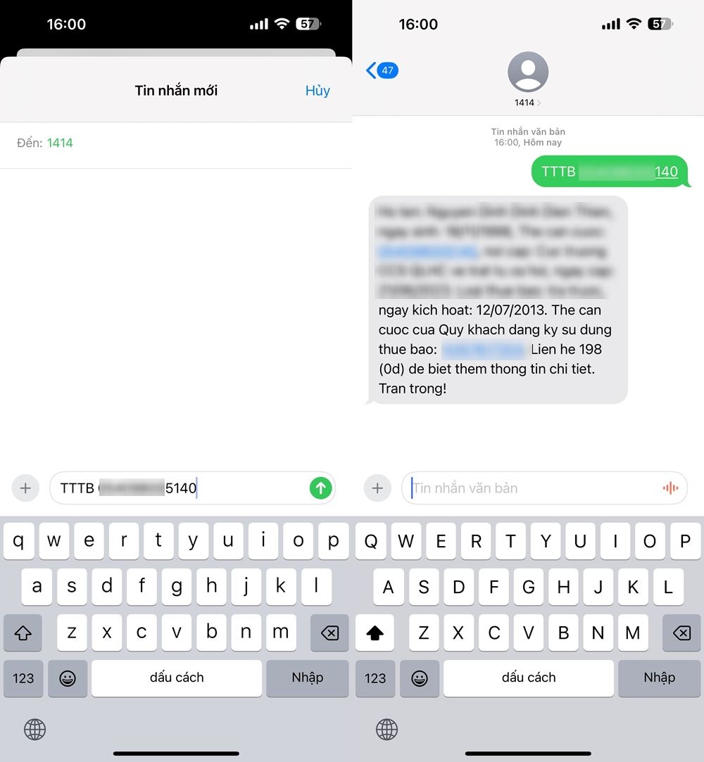 Cách xem mình có bao nhiêu SIM điện thoại 2