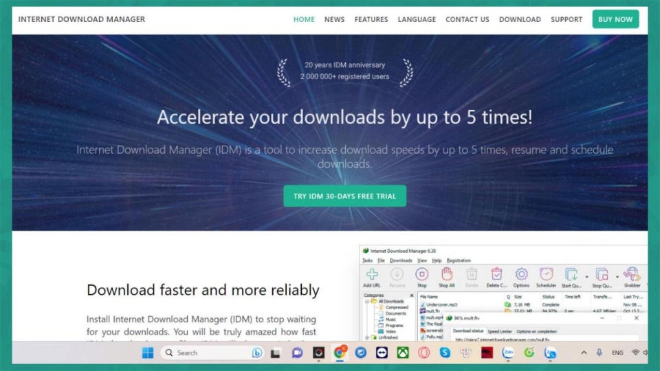 Vào link https://www.internetdownloadmanager.com/download.html