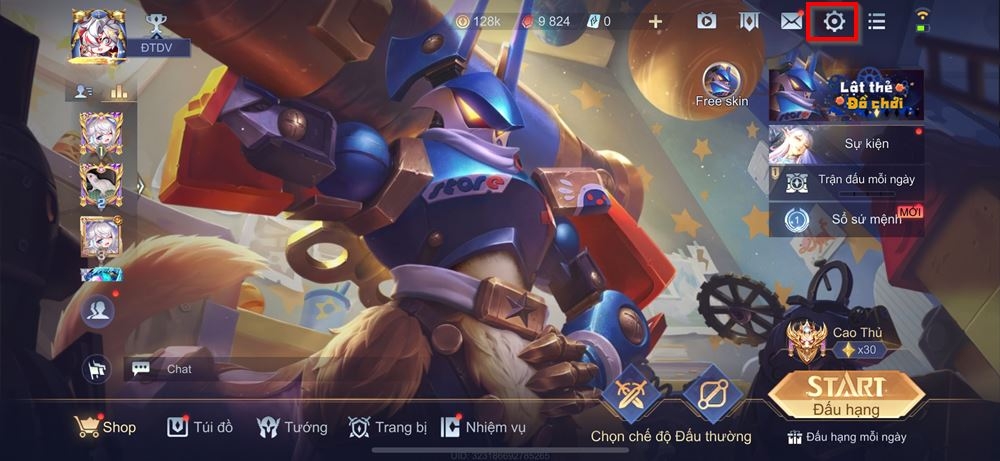 Cách tắt mời đội Liên Quân Mobile 1