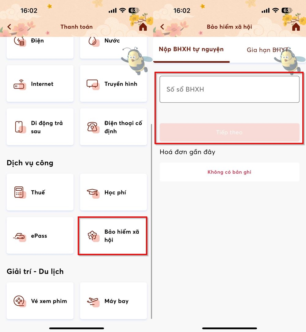 Cách đóng BHXH tự nguyện trực tuyến 2