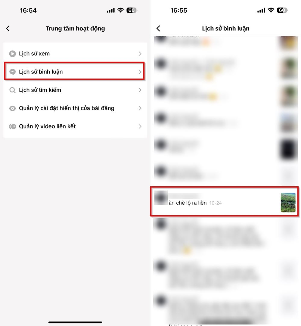 Cách xóa bình luận cũ trên TikTok 3