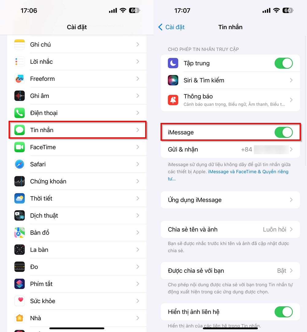 3 cách khắc phục lỗi iMessage is Signed Out trên iPhone 2