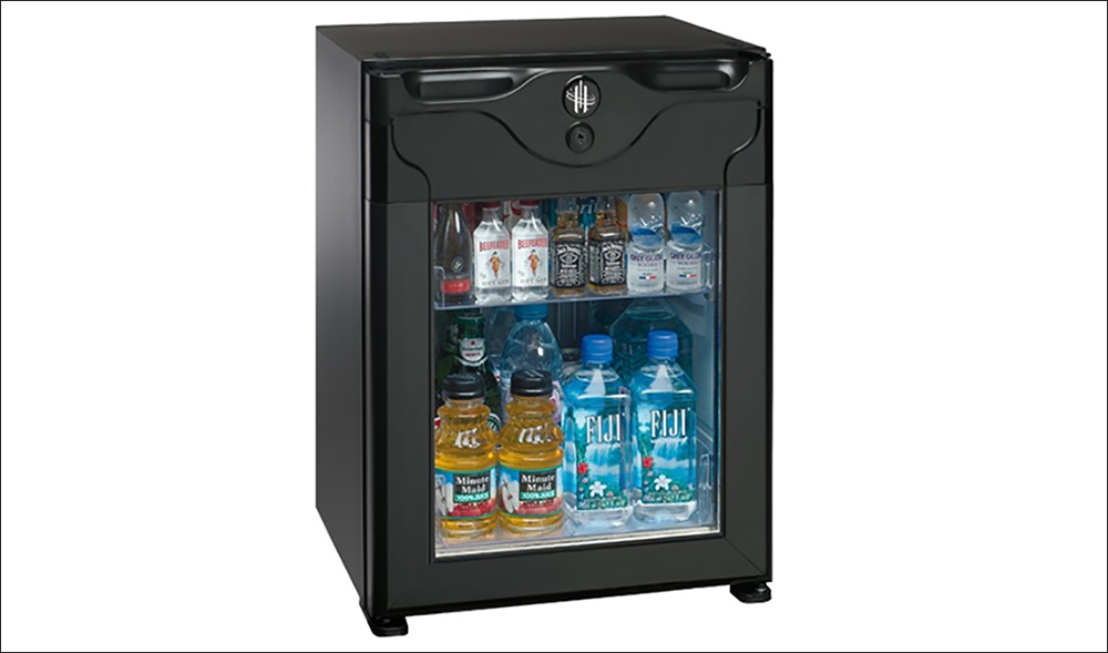 Minibar Primo XC40A cửa kính viền nhựa