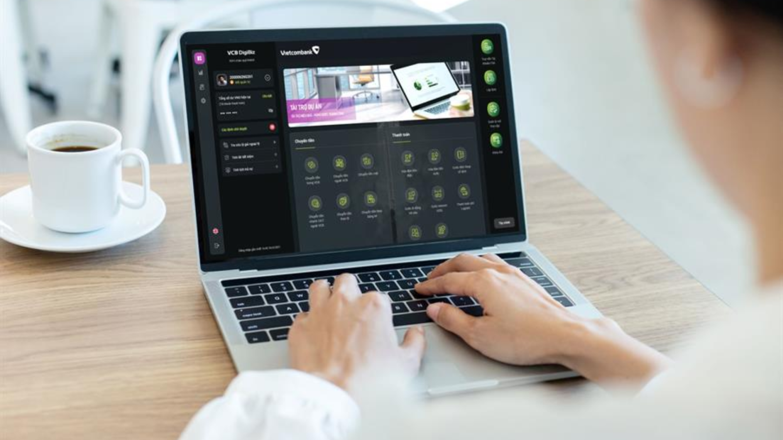 Một số tính năng ưu việt của VCB DigiBiz
