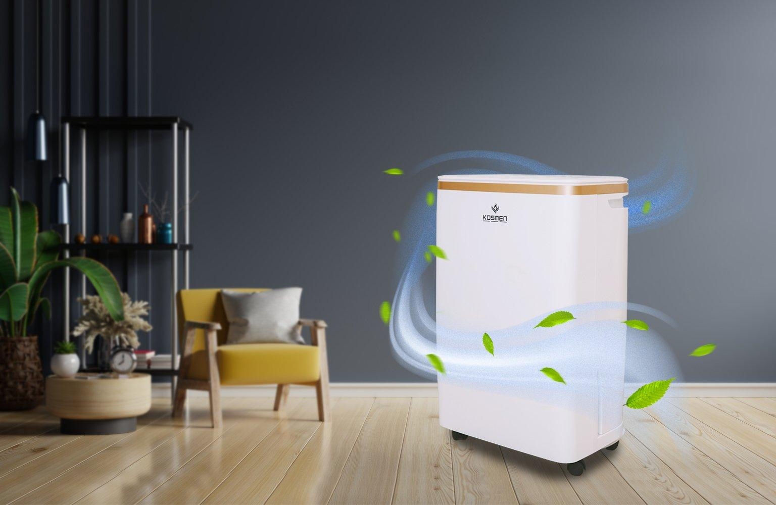 Đánh giá máy hút ẩm Kosmen về thiết kế, mẫu mã, hiệu suất, tính năng và tiện tích 2
