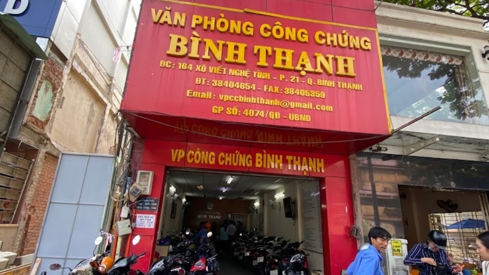 Danh sách các văn phòng công chứng gần đây tại Quận Bình Thạnh