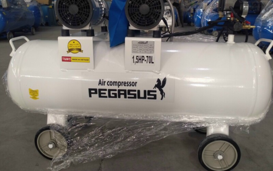 Máy nén khí giảm âm Pegasus TM-OF550x2