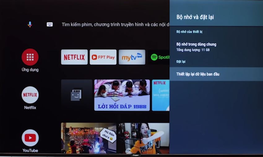 Tivi Casper bị treo 7