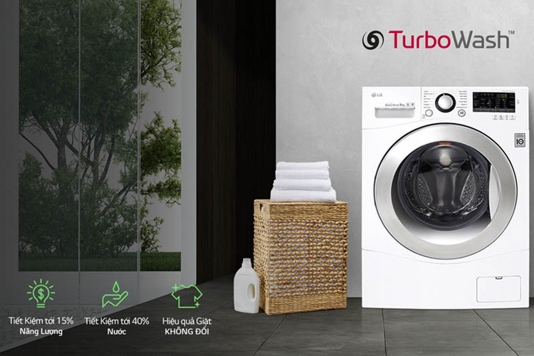 TurboWash là gì? Tìm hiểu các công nghệ TurboWash trên máy giặt LG hiện nay 3