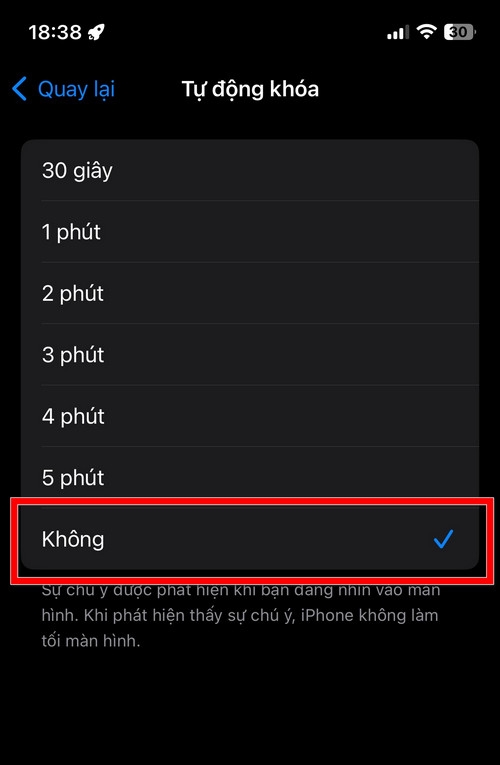 Mẹo cài đặt thời gian tắt màn hình iPhone - hình 3