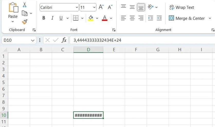lỗi trong excel 3