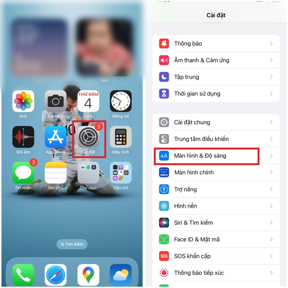 độ sáng màn hình iPhone - hình 2