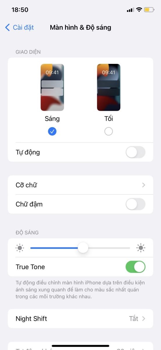 độ sáng màn hình iPhone - hình 3