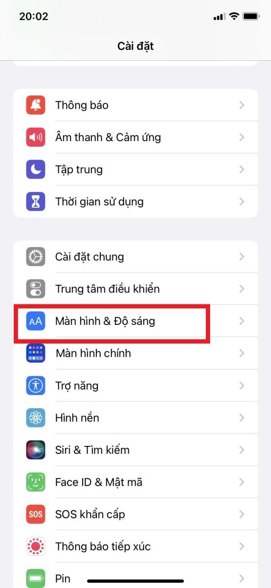 độ sáng màn hình iPhone - hình 7