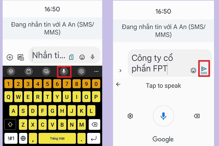 Cách nhắn tin bằng giọng nói trên điện thoại Samsung (Hình 3)