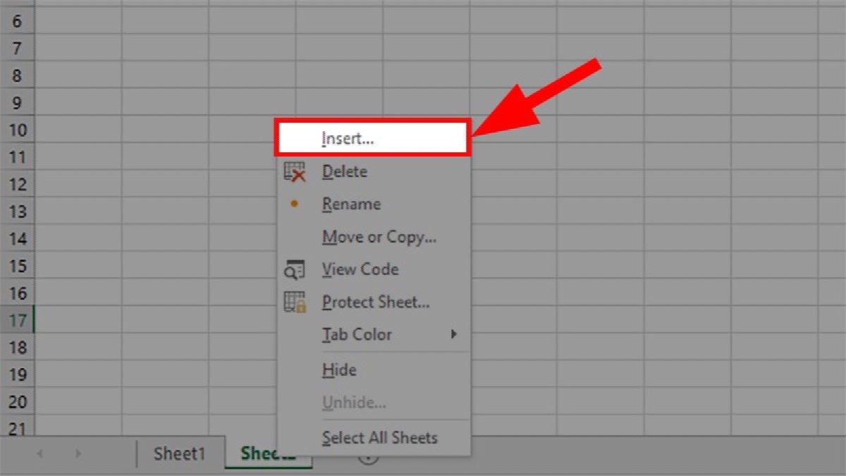 thêm sheet trong excel - hình 5
