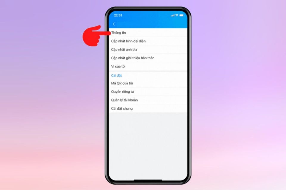 Cách đổi tên Zalo trên iPhone 4