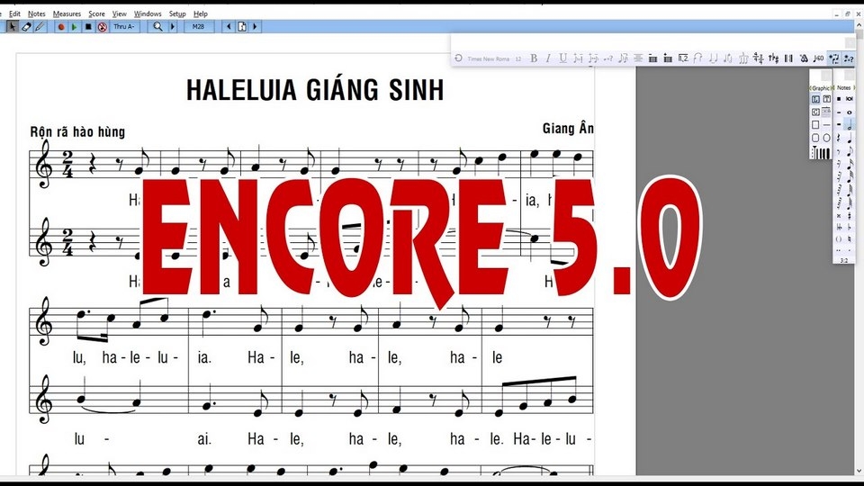 Thông tin về bản cập nhật của phần mềm Encore 5.0.5