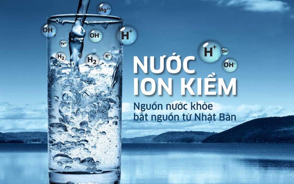 Nước Hydrogen ion kiềm chứa ion H+ và OH-