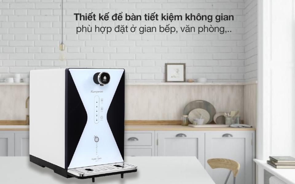 Máy lọc nước RO Hydrogen ion kiềm Kangaroo 5 lõi KG100MED
