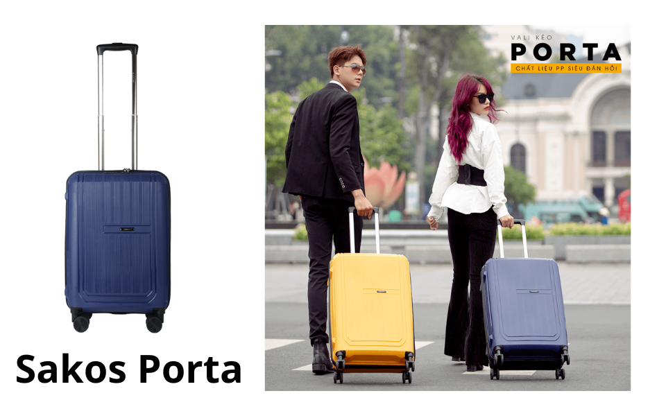 Vali kéo nhựa Sakos Porta