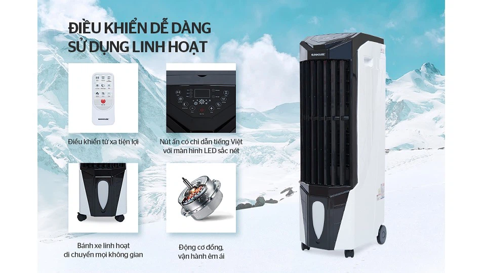 Tính năng điều khiển từ xa bằng remote