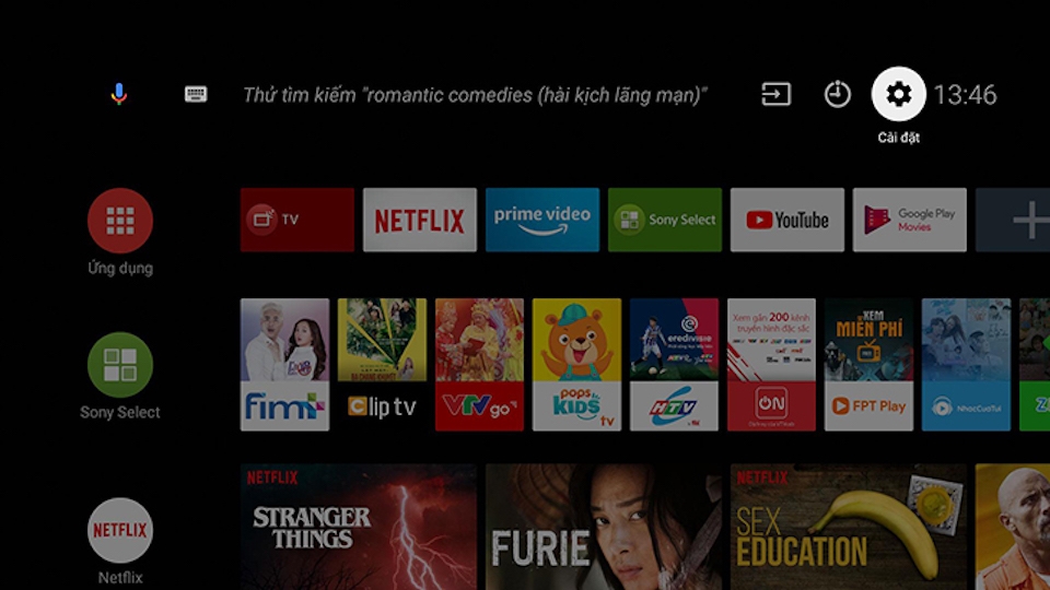 Tivi Sony không vào xem được netflix - hình 1