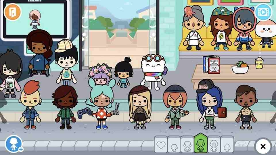 Các loại nhân vật khác nhau