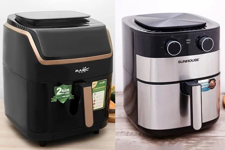 So sánh nồi chiên không dầu Magic Eco và Sunhouse (hình 8)