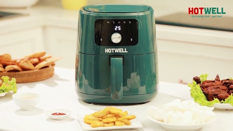 So sánh nồi chiên không dầu Hotwell và Xiaomi (hình 1)