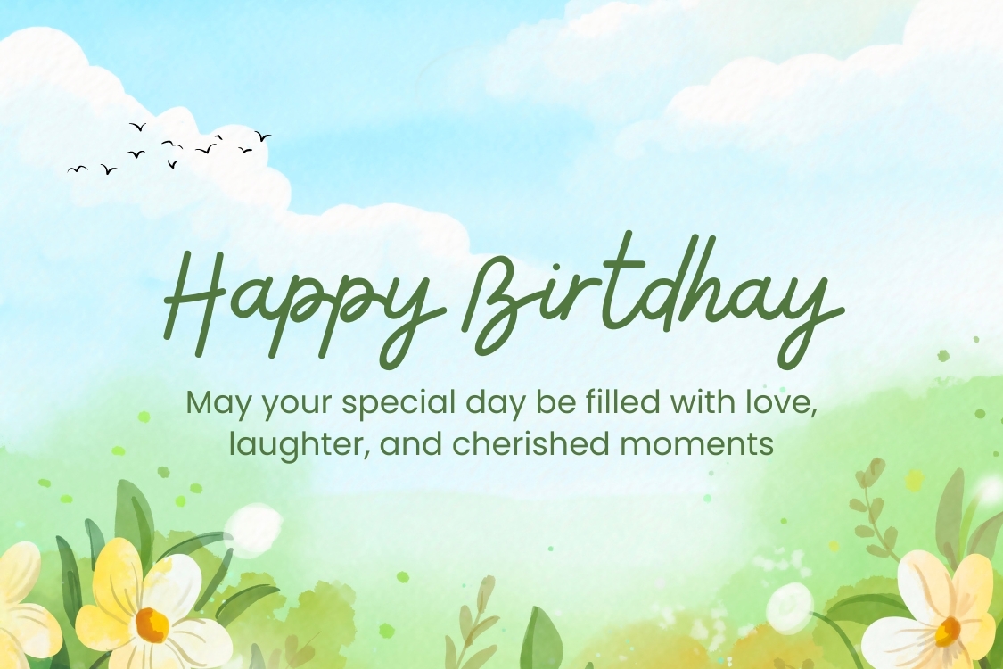 Hình chúc mừng sinh nhật kèm lời chúc tiếng Anh 1