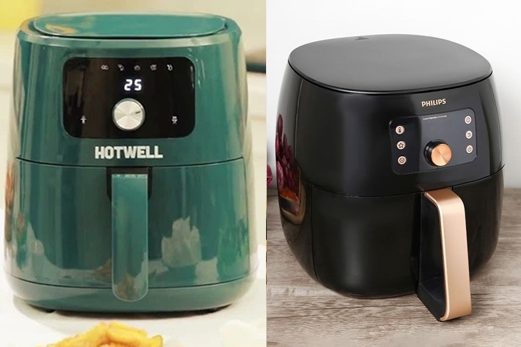 So sánh nồi chiên không dầu Hotwell và Philips (hình 7)