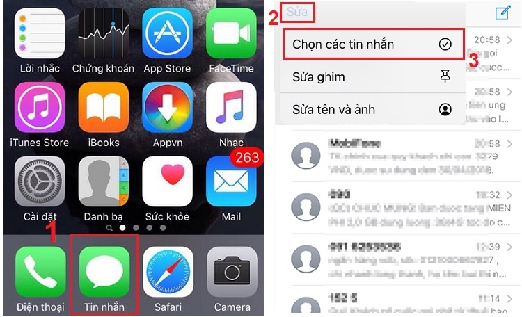 Xoá các cuộc hội thoại (Hình 1)