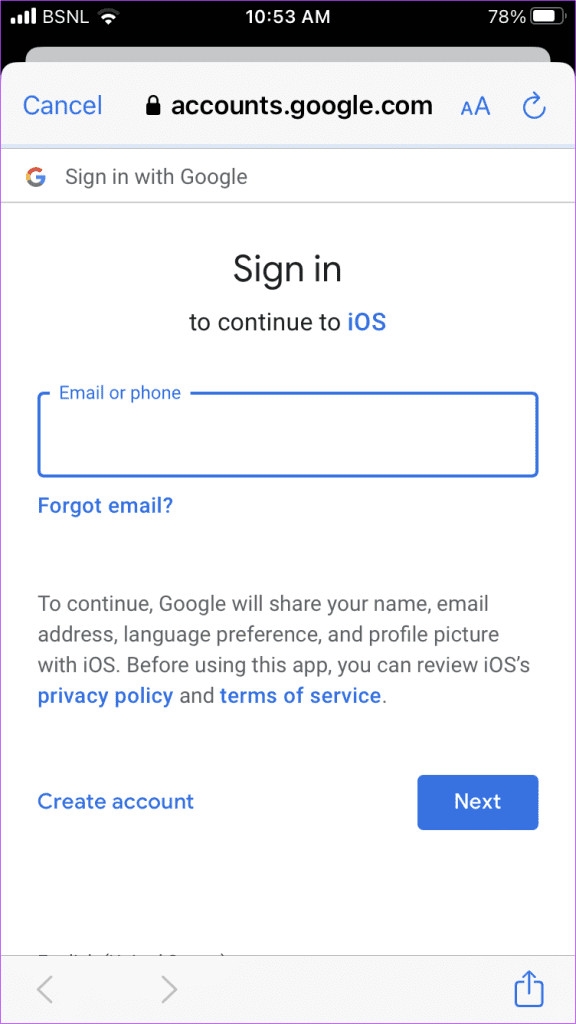 Mách bạn cách thêm tài khoản Gmail trên iPhone - hình 3