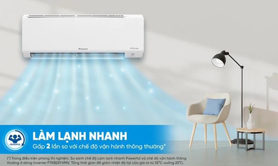 Máy lạnh Daikin Inverter 1 HP (9200 BTU) ATKF25YVMV