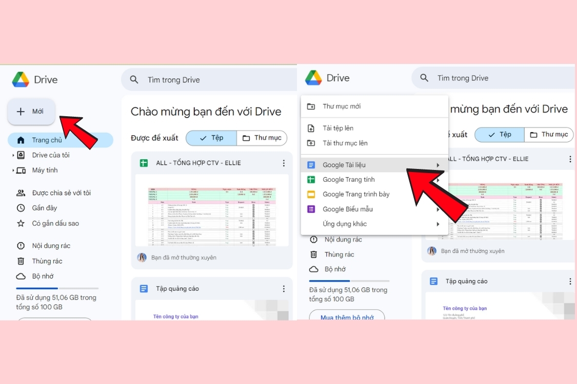 Cách truy cập vào Google Docs 1