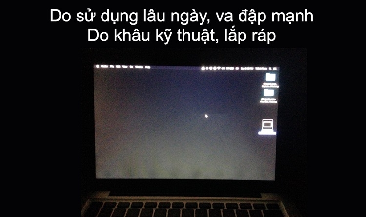 Nguyên nhân dẫn tới màn hình laptop bị hở sáng