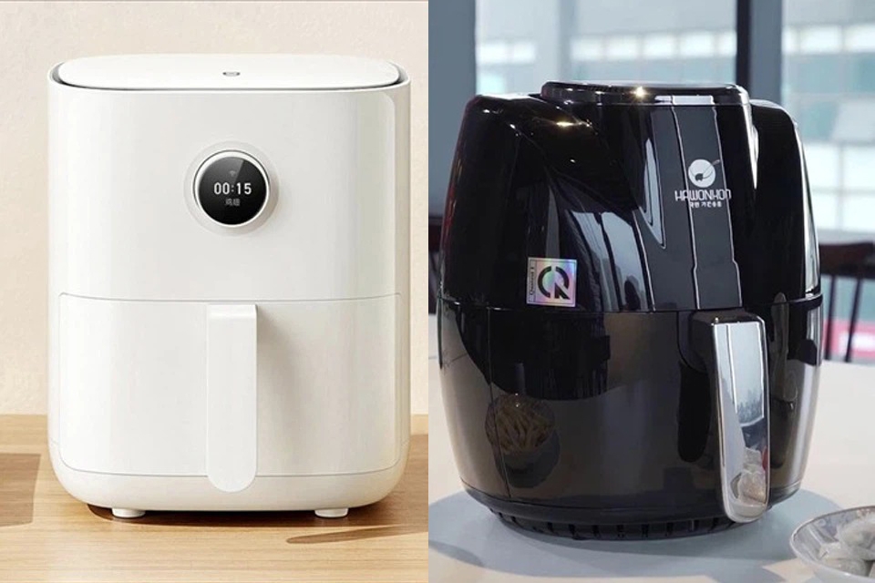 So sánh nồi chiên không dầu Hawonkoo và Xiaomi (hình 8)