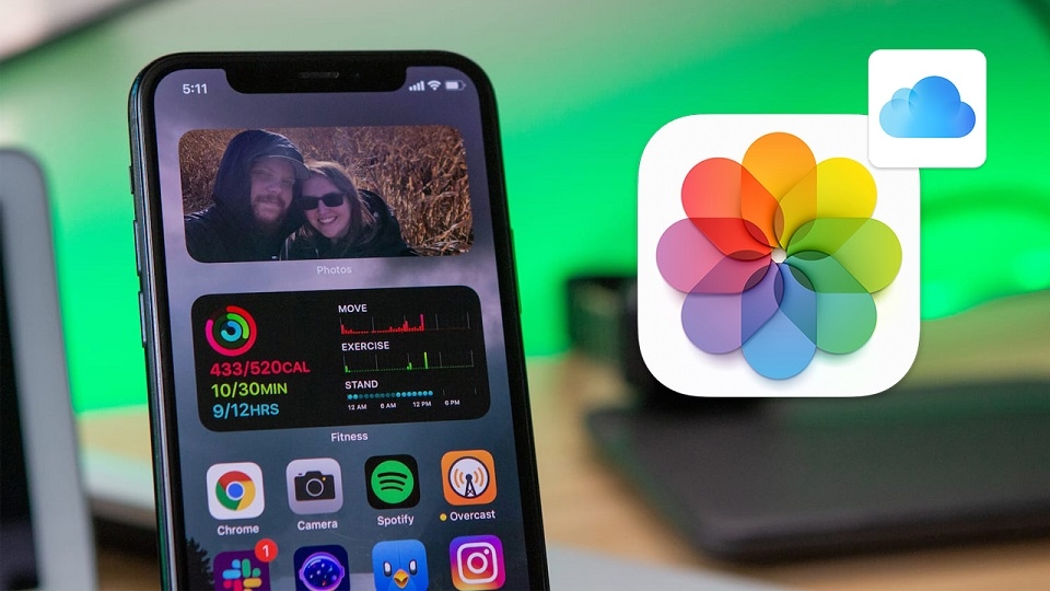 Ảnh cá nhân có thể được chia sẻ giữa 2 iPhone khi đã đồng bộ