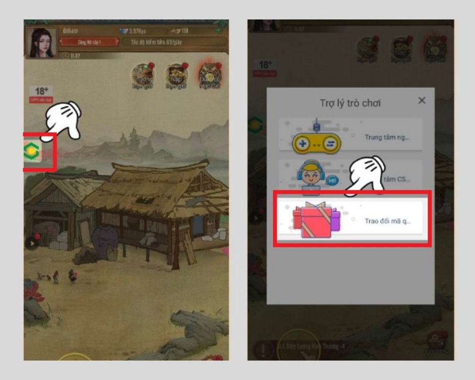 Đăng nhập vào game để bắt đầu code miễn phí