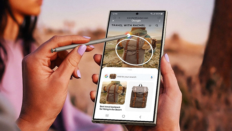 Chức năng khoanh tròn tìm kiếm