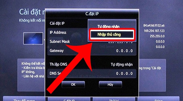 Tivi Sharp không kết nối được WiFi (Hình 3)