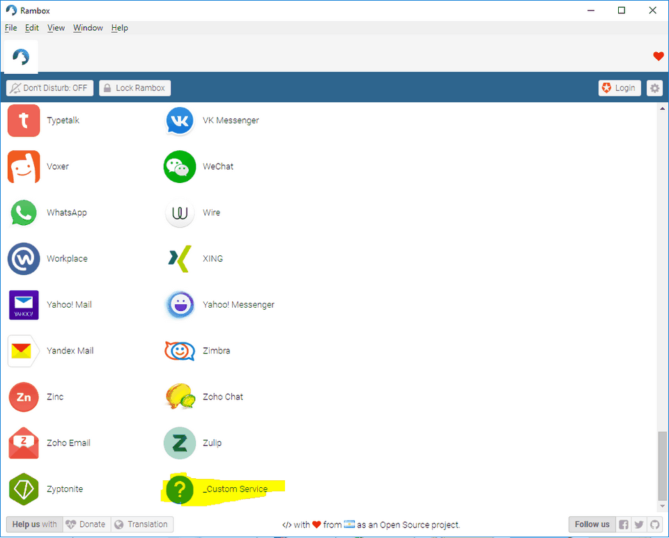 Chọn thông tin cần hiển thị